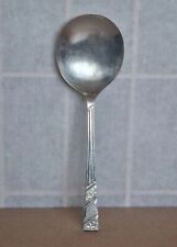 Viners Silver Rose Serving Spoon Vintage Sheffield England picture
