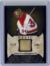 2023 Leaf In The Game Used Relic Purple John Vanbiesbrouck /45 Florida Panthers picture