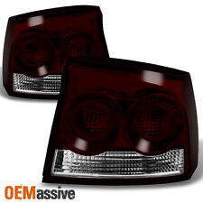 Fit 09-10 Dodge Charger Dark Red Rear Tail Lights Replacement picture