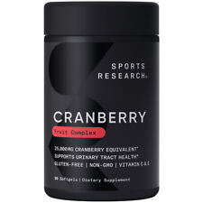 Cranberry Fruit Complex Supplement with Pacran & Vitamins C & E - 90 Softgels picture