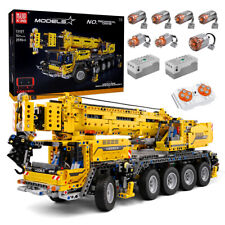 MOULD KING Crane Truck Car Model Clamp Building Blocks Remote Control Toy 13107 picture