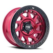 Dirty Life Enigma Race Wheel 17x9 5x127 -38mm Offset Crimson Red 9313-7973R38 picture