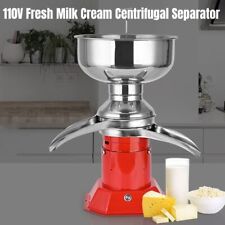 Upgrade 5L Milk Cream Centrifugal Separator 25Gal/H 11000RPM 304 Stainless Steel picture