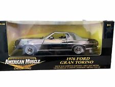 *RARE* Ertl - 1/18 1976 Ford Torino  *Black Chrome Chase Car - 1/1000* picture