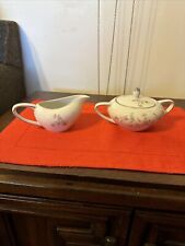 Rare Wentworth Japan Dover 1533 Fine China Creamer And Sugar bowl Never Used picture