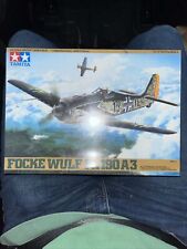 1994 Tamiya Focke-Wulf Fw190 A3 Fighter Aircraft Series 1:48 Model Kit  # 61037  picture