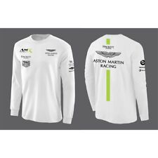 Personalized Aston Martin Formula One Team White Racing Long Sleeve Shirt, S-5XL picture