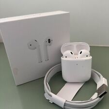Apple Airpods 2nd Generation Bluetooth Earbuds Earphone White Charging Case US picture