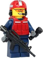 Custom US Coast Guard Seaman Officer made with real LEGO® minifigure picture