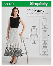 Simplicity Sewing Pattern 10179 8929 Misses Skirt Design Hacking XXS-XXL (4-26) picture