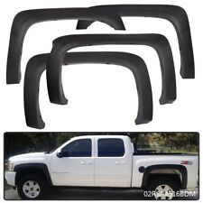 Fit For 07-13 Silverado 1500 Short Bed Fleetside 5.8' Factor Style Fender Flares picture