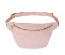 Stoney Clover Lane X Juicy Couture Terry Fanny Pack Pink Velvet Sz Jumbo $129 picture