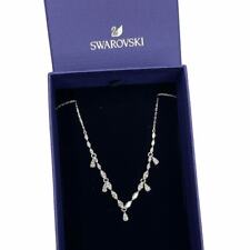 Swarovski Crystal Louison Necklace, Small, White, Rhodium Plating 5419242 picture