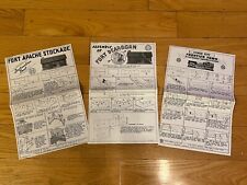 Marx Vintage Instruction Sheets- For Apache, Dearborn, Silver City Frontier Town picture