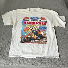 Vintage Ford Shirt Adult Extra Large XL White 2000s Y2K Racing Derby Mens picture