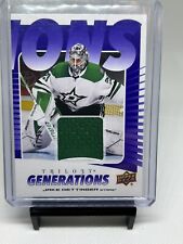 2023-24 UD Trilogy Generations Jake Oettinger Jersey /99 Stars #TG-14C picture