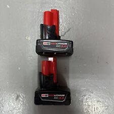 Genuine Milwaukee 48-11-2402 (2) M12 12V Lithium-Ion Batteries picture