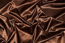 Satin Charmeuse Solid BROWN 60