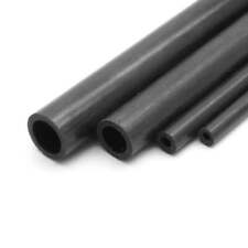 250mm/500mm Pultruded Carbon Fiber Tube Stock 8/7/4/3mm Diameter picture