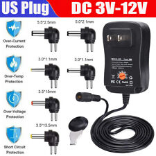 Universal AC to DC 3V~12V Adjustable Power Adapter Supply Charger Electronics picture