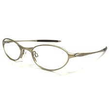 Vintage Oakley Eyeglasses Frames O1 11-600 Platinum Matte Light Gold 48-19-130 picture