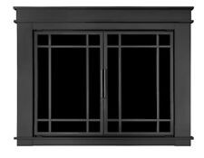Pleasant Hearth Fillmore Large Glass Fireplace Doors picture