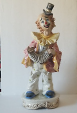 Capodimonte Ceramic Clown Statue 23