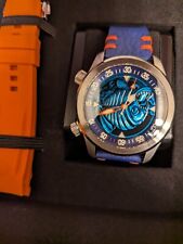BRAND NEW rare OCEAN CRAWLER Limited Edition BLUE Piranha watch picture