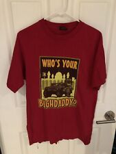 Who’s Your Baghdaddy Red Short Sleeve Graphic T-Shirt Size Small picture