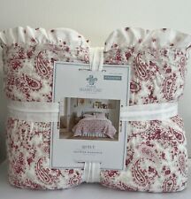 NEW-Simply Shabby Chic Queen Quilt, Reversible, Tiny Roses, - Rachel Ashwell picture