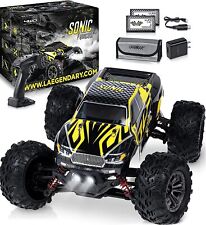Laegendary Sonic 4x4 RC Car, 1:16, Brushed Motor, Up to 25 Mph - Black/Yellow- picture