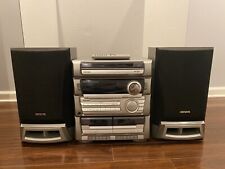 Vintage 1999 Aiwa CX-ZL10 Audio System CD3 - Dual Tape Deck w/ Remote - Tested picture