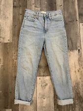 Madewell The Perfect Vintage Women's 28 Jeans High Rise Straight Leg Light Wash picture