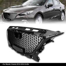 Fit For Mazda 3 Axela 2014-2016 Front Grille Grill Black Honeycomb Style ABS picture