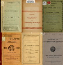 174 Old Rare Books on Georgia History Genealogy Ancestry Family Records on DVD picture