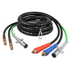 15' Semi Trailer Air Line Hose Electric Cable 3 In 1 ABS & Air Line 15 Ft 7 Way picture