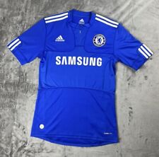 Chelsea FC Mens Small 2009 2010 Adidas Home  Football Soccer Jersey Blue Shirt picture