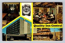 Cincinnati OH-Ohio, Quality Inn Central, Advertising, Antique Vintage Postcard picture