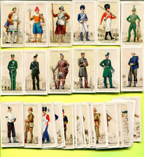 1939 JOHN PLAYER & SONS UNIFORMS OF THE TERRITORIAL ARMY 50 TOBACCO CARD LOT picture
