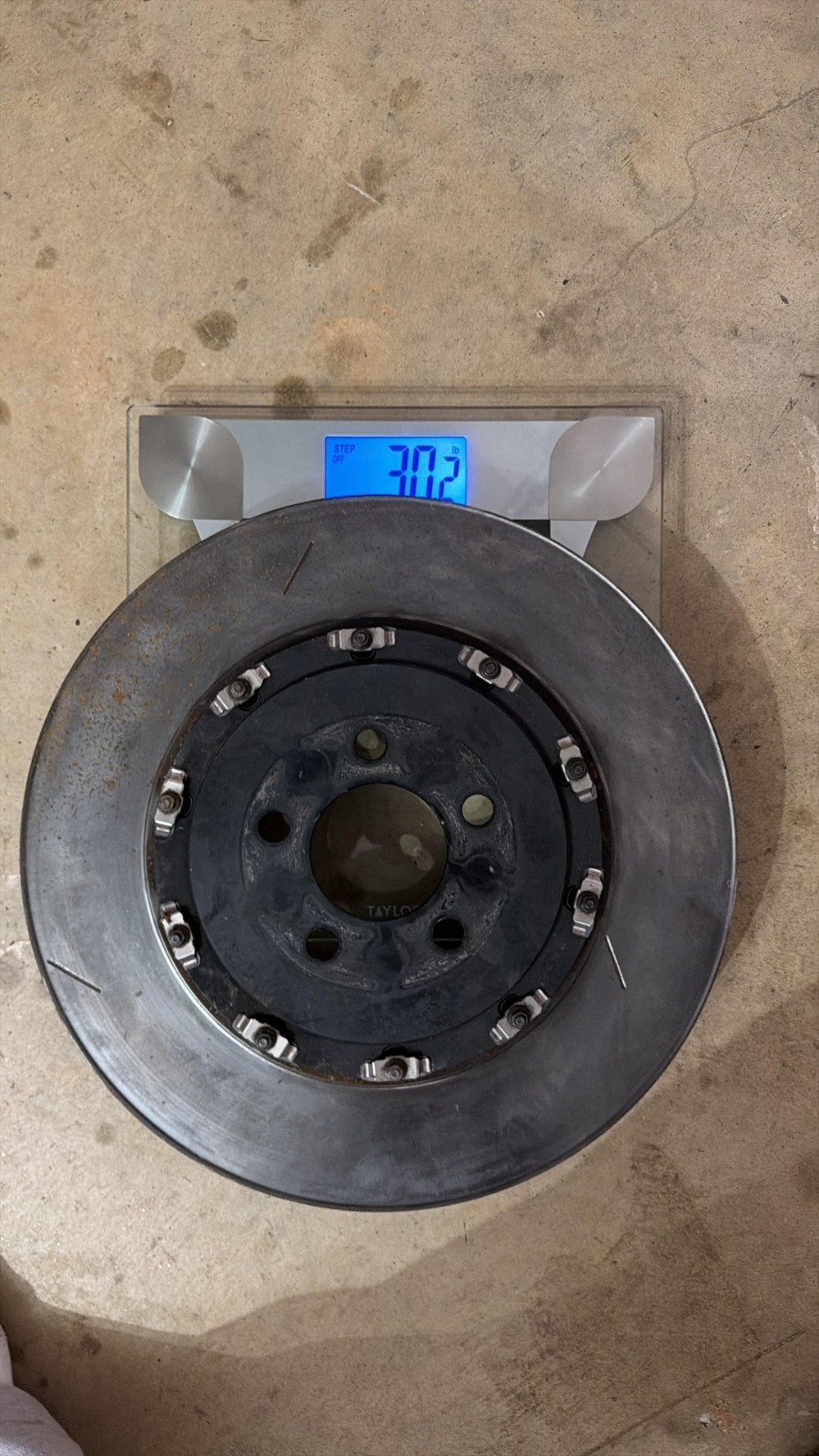 Single 15-20 Dodge CHARGER Passenger Front 2 Piece 392 Slotted Disc Rotor OEM Single 15-20 Dodge CHARGER Passenger Front 2 Piece 392 Slotted Disc Rotor OEM