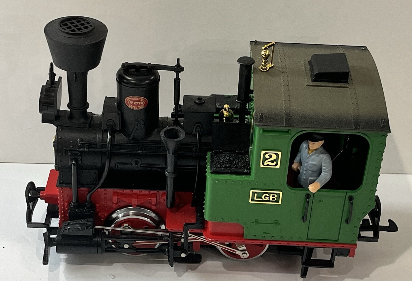 LGB Lehmann G Scale Big Train 2020D #2 Steam Locomotive 0-4-0