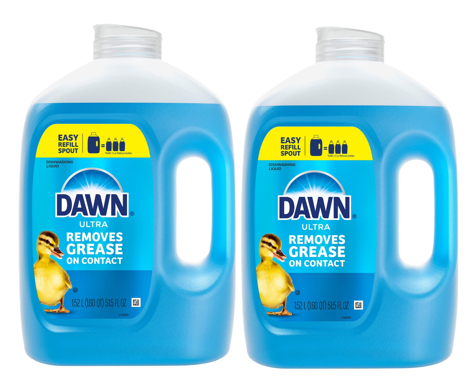 (2 PACK) Dawn Ultra Refill Jug Dish Soap Original, 51.5oz. (2 PACK) Dawn Ultra Refill Jug Dish Soap Original, 51.5oz.