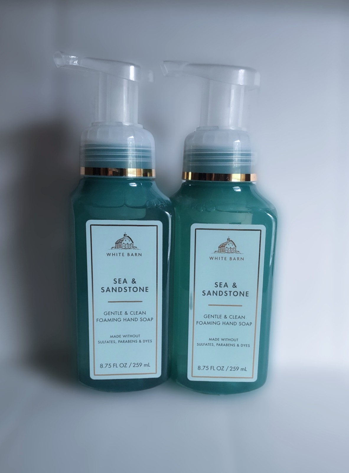 2 🆕 Bath & Body Works Sea & Sandstone Gentle Foaming Hand Soap Lot Retied HTF 2 🆕 Bath & Body Works Sea & Sandstone Gentle Foaming Hand Soap Lot Retied HTF