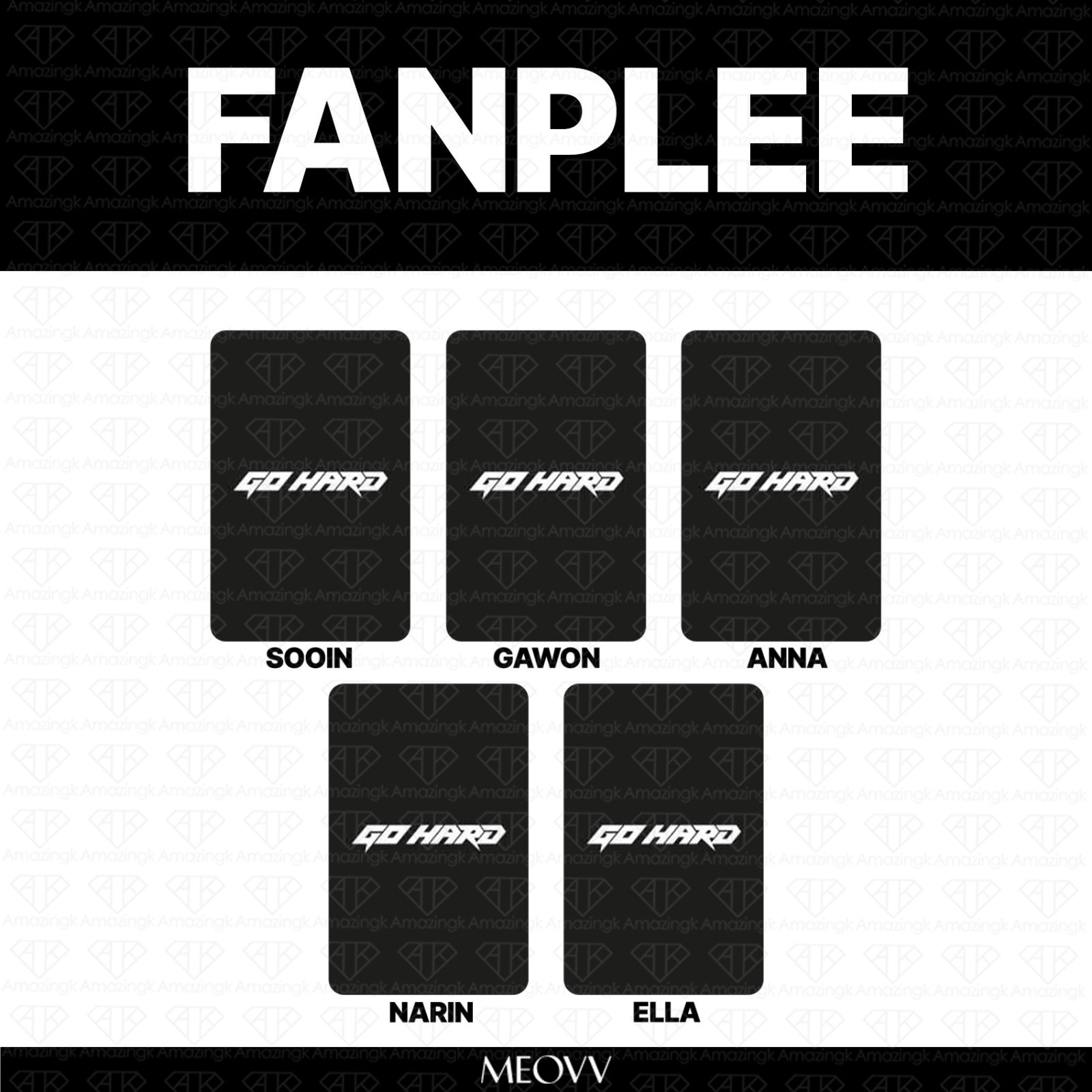 [PreSale] MEOVV Single Album GO HARD fanplee Video Call Event Photocard
