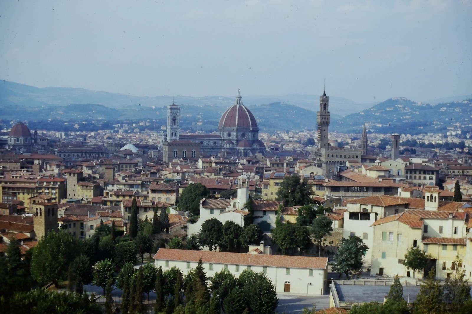 c1960\'s Kodachrome 35mm Slide Florence Cathedral Skyline Italy Panorama Landmark