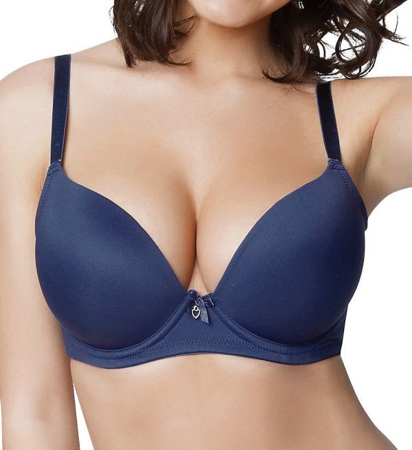 Parfait Jeanie Plunge UW Bra 4801 Navy UK SIZE 44D US SIZE 44D