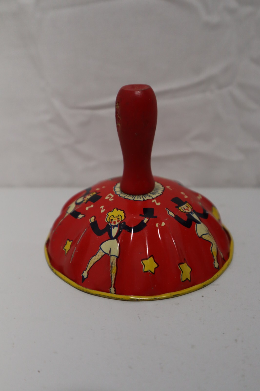 Vintage Kirchhoff  Tin Noisemaker Dancing Girls