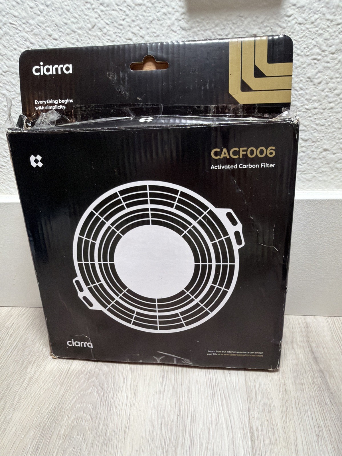 2 Pack CACF006 Charcoal Filters Replacement for CIARRA Range Hood|Box Damaged 2 Pack CACF006 Charcoal Filters Replacement for CIARRA Range Hood|Box Damaged