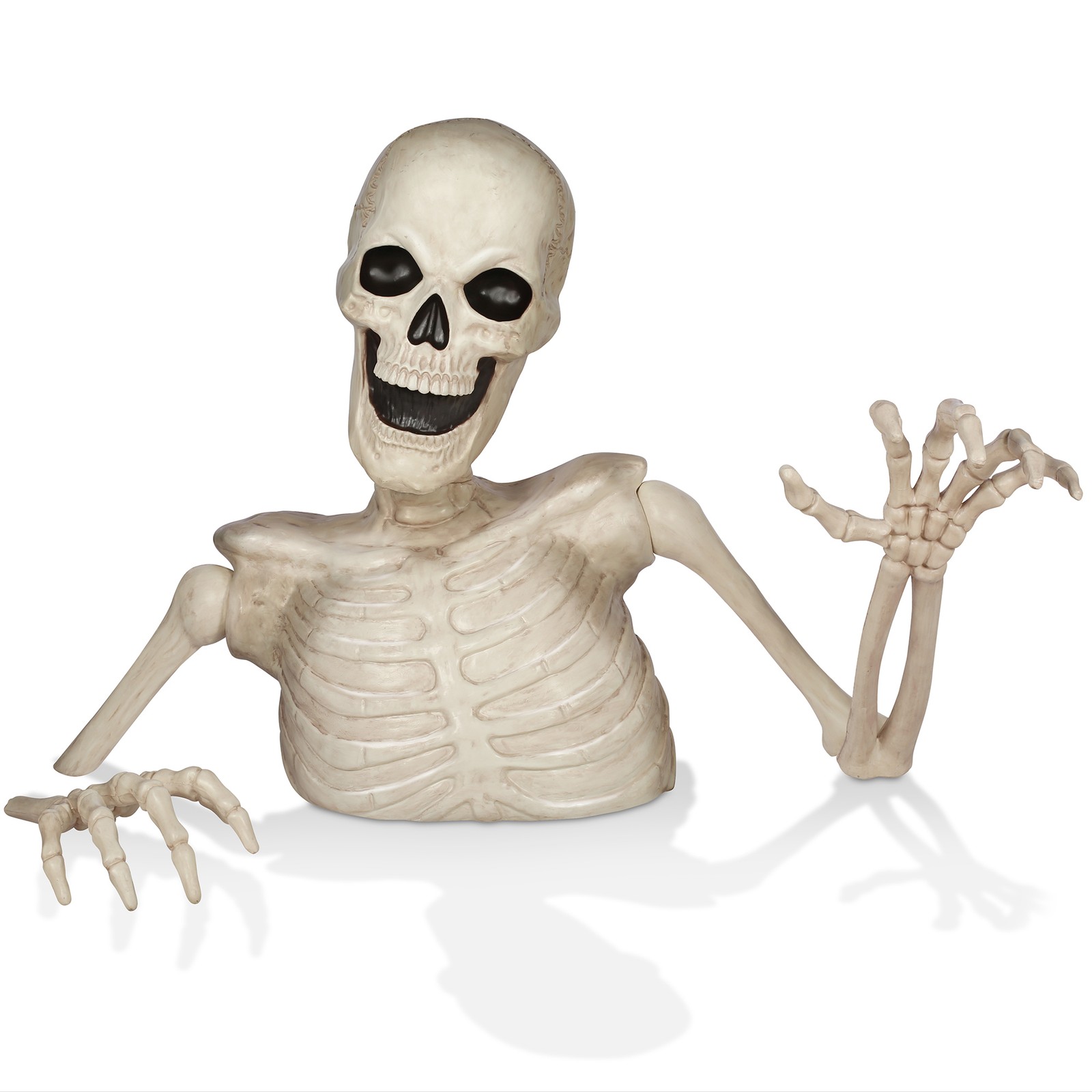 4 Ft. Halloween Groundbreaker Skeleton, Giant Scary Outdoor Yard Decoration