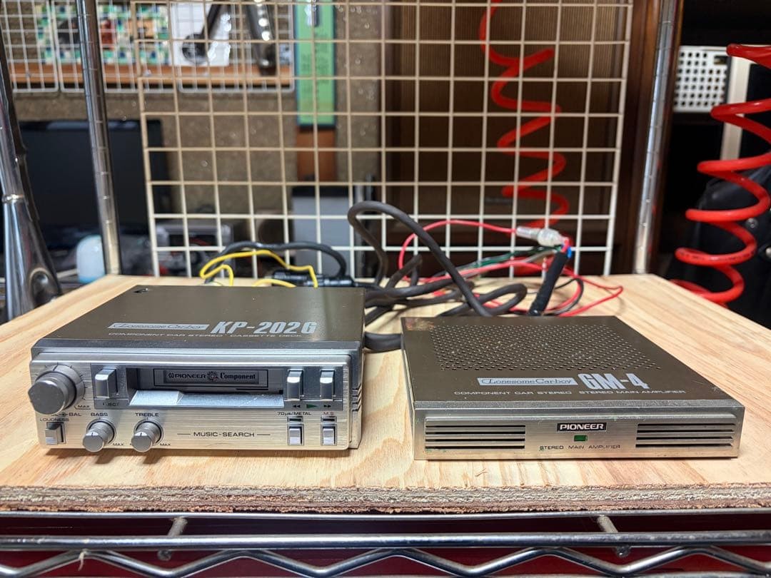 JUNK Pioneer KP-202G GM-40 Lonesome Carboy Cassette Deck Amplifier